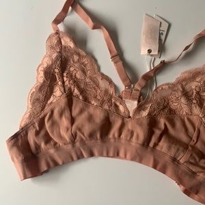 We Are HAH dusty rose pink bralette